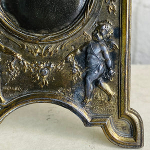 Antique French Victorian Photo Frame with Boy