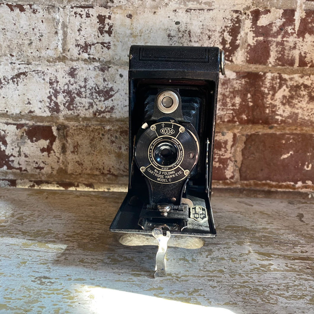 Antique Kodak Folding Hawkeye Camera Model C
