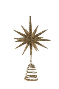 Heirloom Starburst Antique Gold Tree Topper