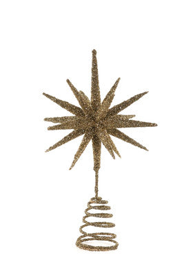 Heirloom Starburst Antique Gold Tree Topper