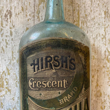 Load image into Gallery viewer, 19th Century Hirsh’s Crescent Brand Ammonia Bottle
