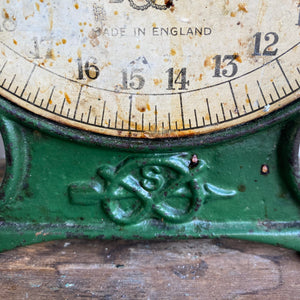 Early 1900s Cast Iron Salter Scale