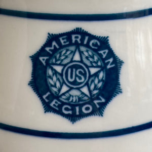 Vintage American Legion Ceramic Pitcher c1960s