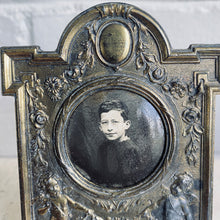 Load image into Gallery viewer, Antique French Victorian Photo Frame with Boy
