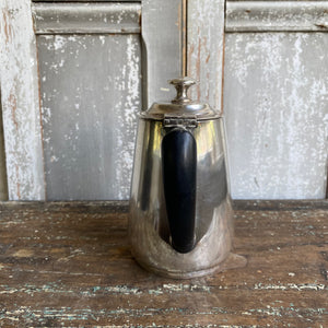 Vintage Silverplated Monogrammed Hot Water Pot