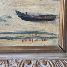 Load image into Gallery viewer, Vintage Beach Painting c1967
