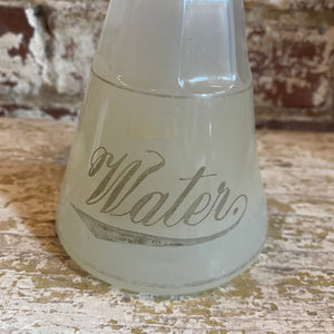 Antique Water Barber Bottle