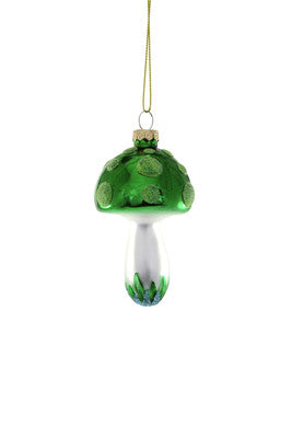Spotted Green Mushroom Ornament by Cody Foster and Co