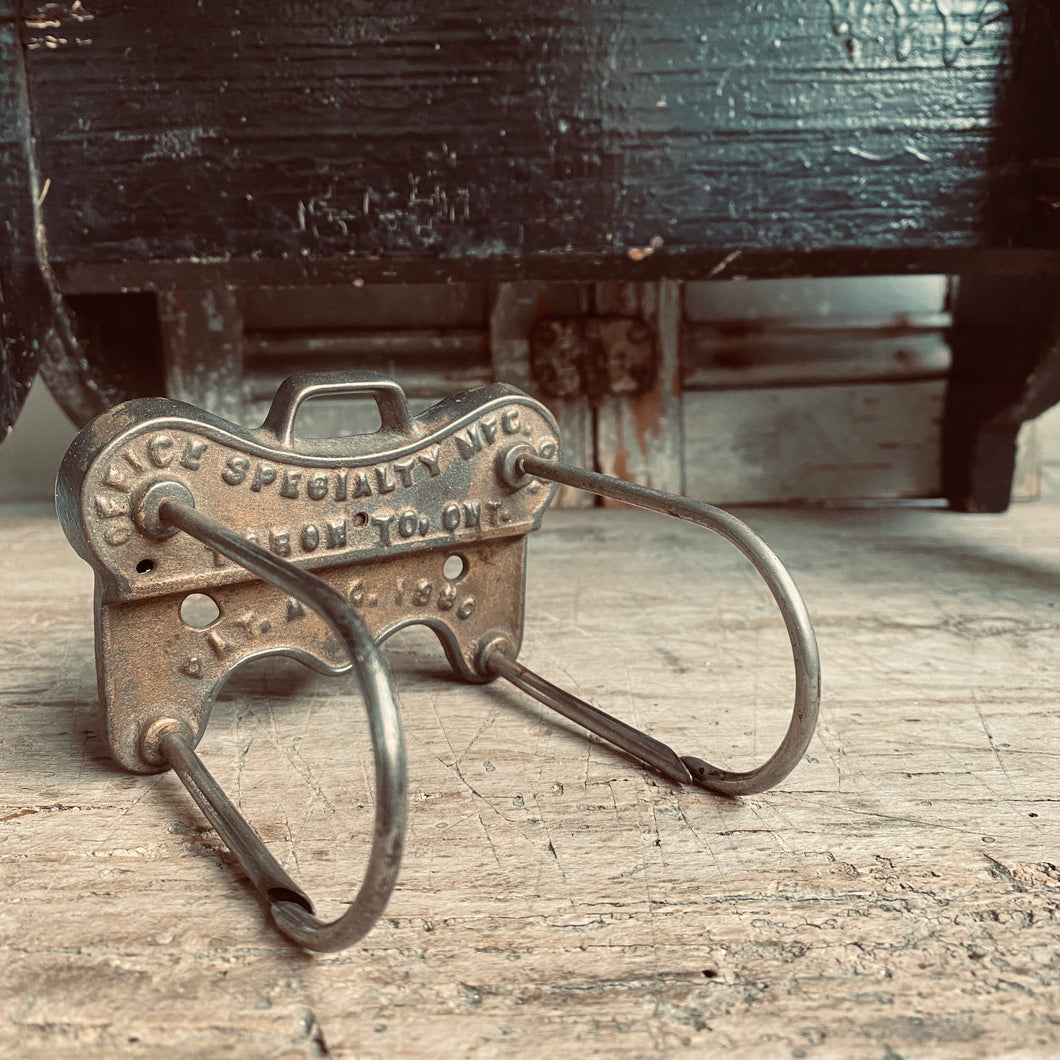 Antique Office Specialty Toronto Bill/Receipt Clip c1880