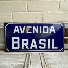 Load image into Gallery viewer, Antique Porcelain Street Sign
