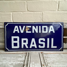 Load image into Gallery viewer, Antique Porcelain Street Sign
