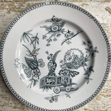 Load image into Gallery viewer, Antique Aesthetic Movement Transferware 7-3/4” Plates
