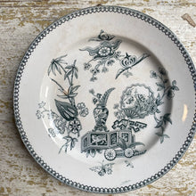 Load image into Gallery viewer, Antique Aesthetic Movement Transferware 7-3/4” Plates
