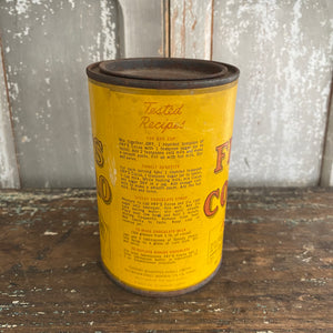 Vintage Fry’s Cocoa Paper Tin
