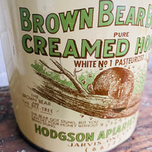 Load image into Gallery viewer, Antique Brown Bear Honey Tin c1922
