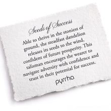 Load image into Gallery viewer, Pyrrha - Seeds of Success Talisman Necklace Made in Vancouver
