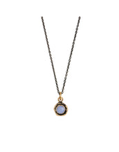 Load image into Gallery viewer, Pyrrha - Small Faceted Stone Talisman Necklace
