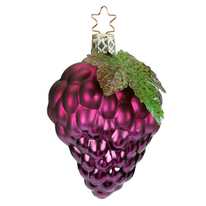 Harvest Grapes Glass Ornament by Inge Glas of Germany