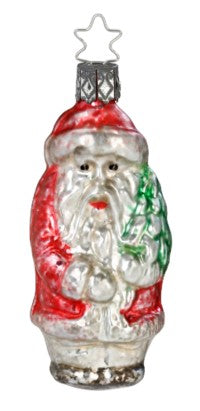 Nikolaus Glass Ornament by Inge Glas of Germany