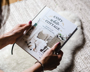 Cozy White Cottage Book