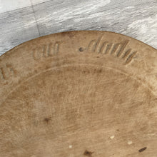 Load image into Gallery viewer, Antique English Carved Treen Bread Board 19th Century
