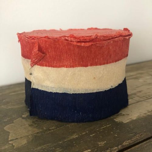 Antique Crepe Paper Streamer