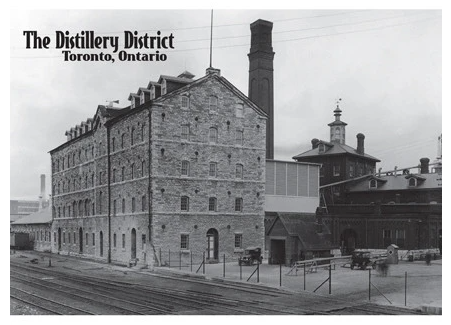 The Distillery District Postcard by Canadian Culture Thing