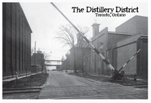 Load image into Gallery viewer, The Distillery District Postcard by Canadian Culture Thing
