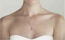 Load image into Gallery viewer, Starbust Gold Plated Necklace with Opal
