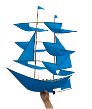 Load image into Gallery viewer, Sailing Ship Kite Azure
