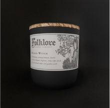 Load image into Gallery viewer, Hedge Witch Candle 10oz by Folklore Candle Company Made in Ontario Canada
