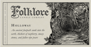 Holloway Candle By Folklore Candle Company Made in Ontario Canada