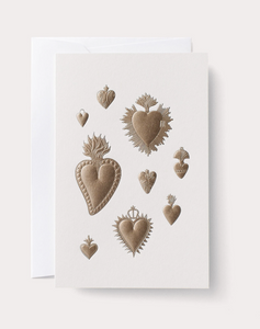 Noat Heart Milagros Greeting Card