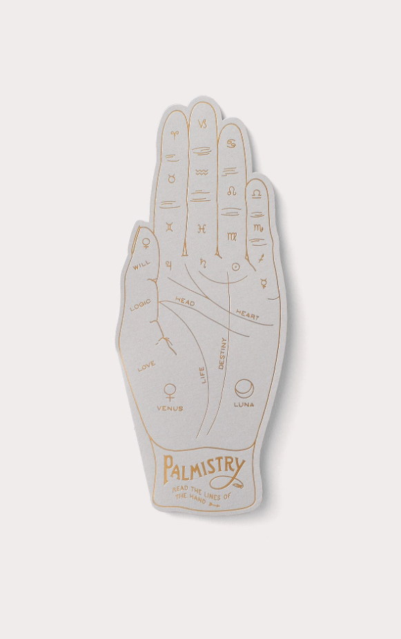 Noat Palmistry Flat Greeting Card