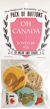 Load image into Gallery viewer, Oh Canada Pack of Buttons
