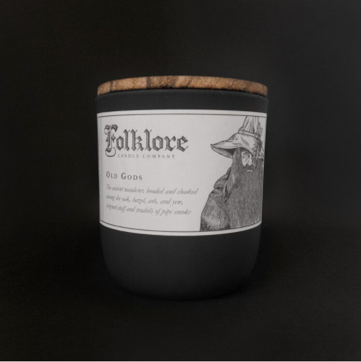 Old Gods Candle By Folklore Candle Company Made in Ontario Canada
