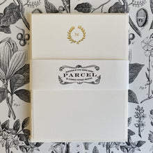 Load image into Gallery viewer, Gold Foil Stamped Notecards + Envelopes Set/8
