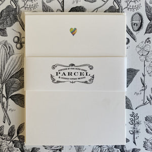 Gold Foil Stamped Notecards + Envelopes Set/8