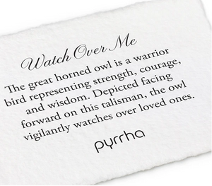 Pyrrha - Watch Over Me Talisman Necklace