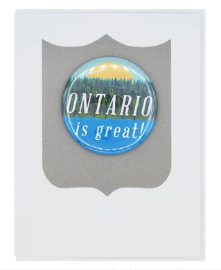 Ontario is Great Button Card