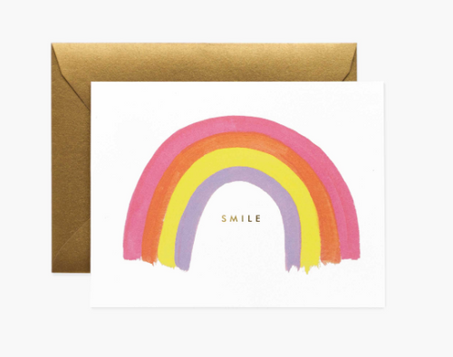 Smile Rainbow Card by Rifle Paper