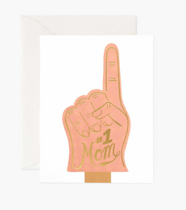 #1 Mom Greeting Card Rifle Paper