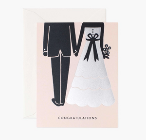 Congrats Beginnings Wedding Card by Rifle Paper Company