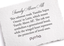 Load image into Gallery viewer, Pyrrha - Family Above All Talisman Necklace
