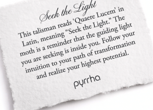 Pyrrha - Seek The Light Talisman Necklace