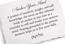 Load image into Gallery viewer, Pyrrha - Anchor Your Mind Talisman Necklace
