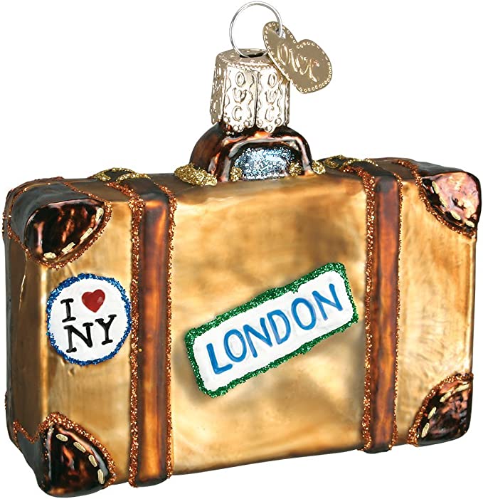 Travel Suitcase Ornament