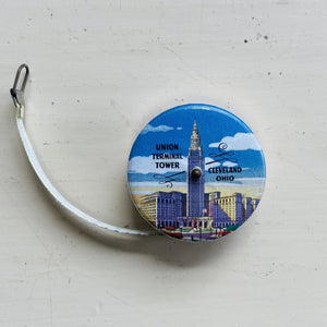Vintage Celluloid Souvenir Travel Measuring Tape