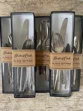 Load image into Gallery viewer, Hester &amp; Cook Vintage Silverplated Cutlery Set Five Piece Place Setting
