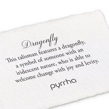 Load image into Gallery viewer, Pyrrha - Dragonfly Talisman Necklace
